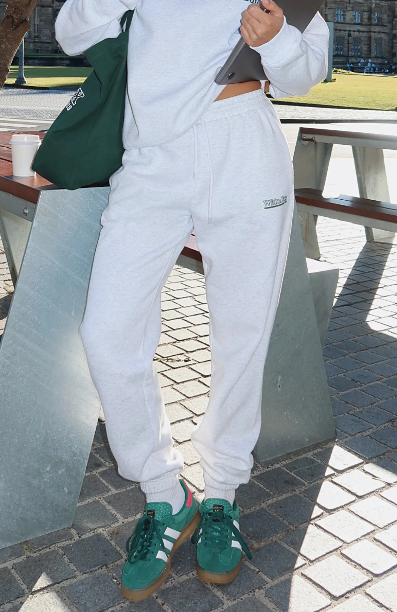No Hesitation Sweatpants Grey Marle sold by White Fox Boutique product image thumbnail 5