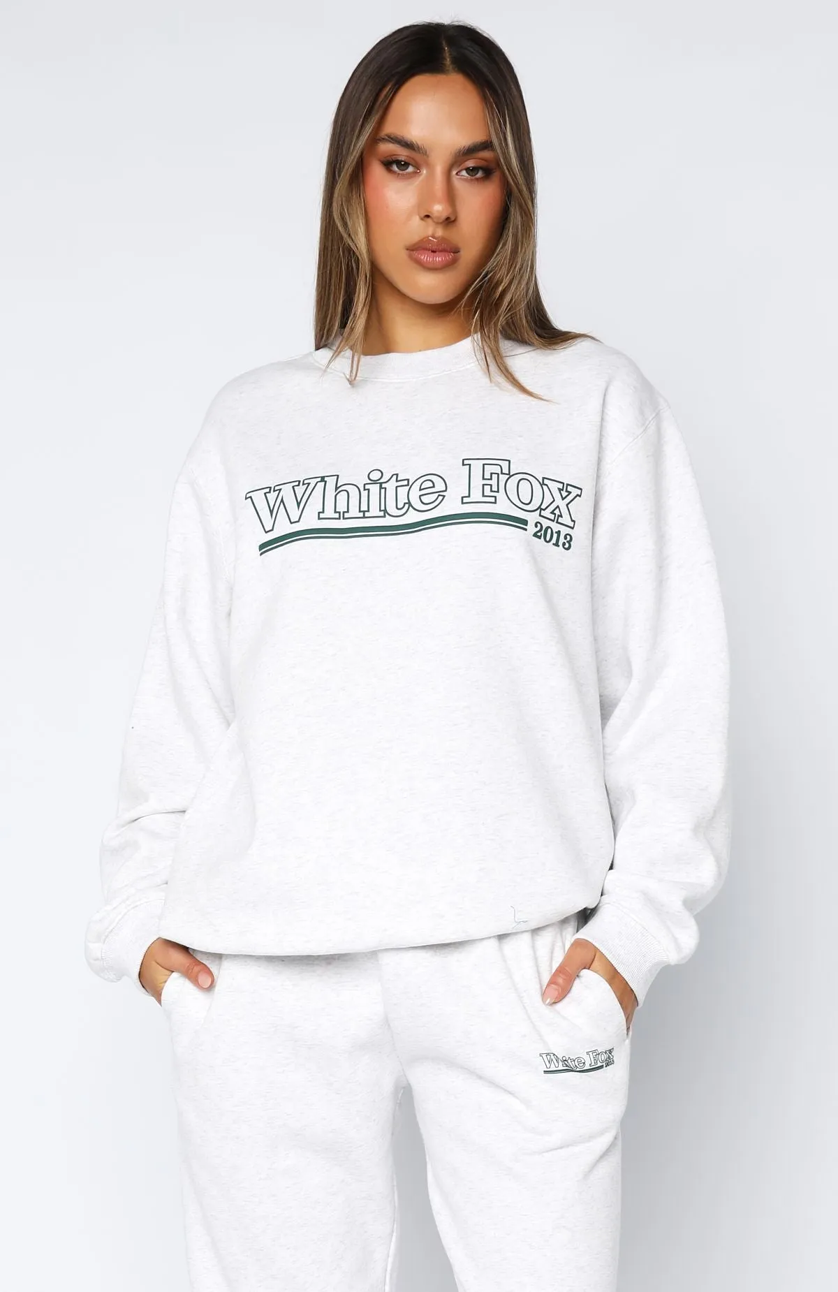 No Hesitation Oversized Sweater Grey Marle sold by White Fox Boutique product image thumbnail 2