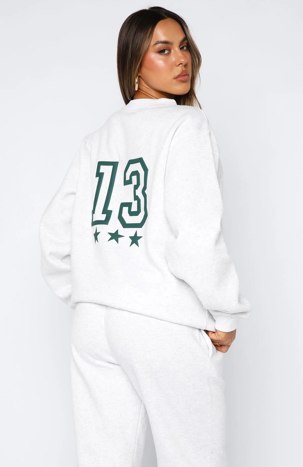 No Hesitation Oversized Sweater Grey Marle sold by White Fox Boutique product image thumbnail 4