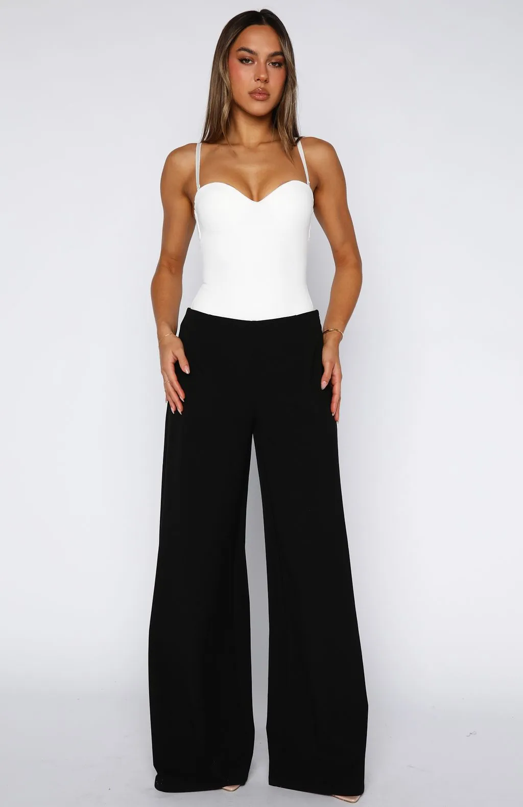 Walk With You Pants Black sold by White Fox Boutique product image thumbnail 2