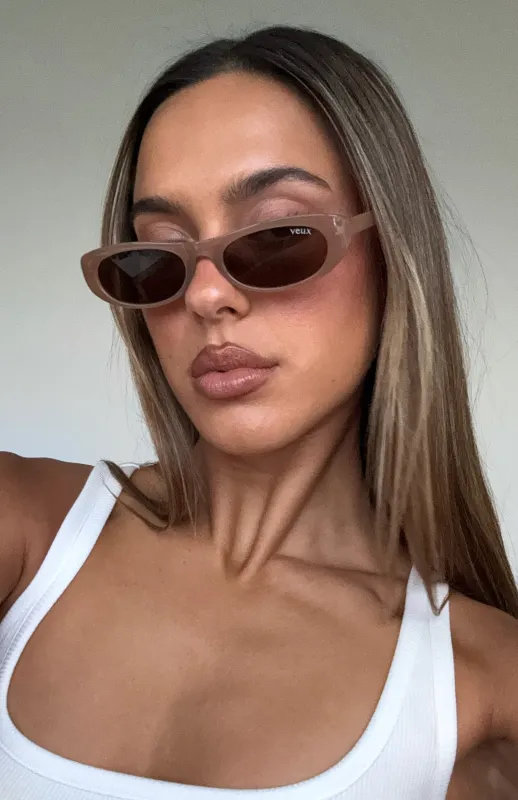 Ezra Sunglasses Biscuit sold by White Fox Boutique