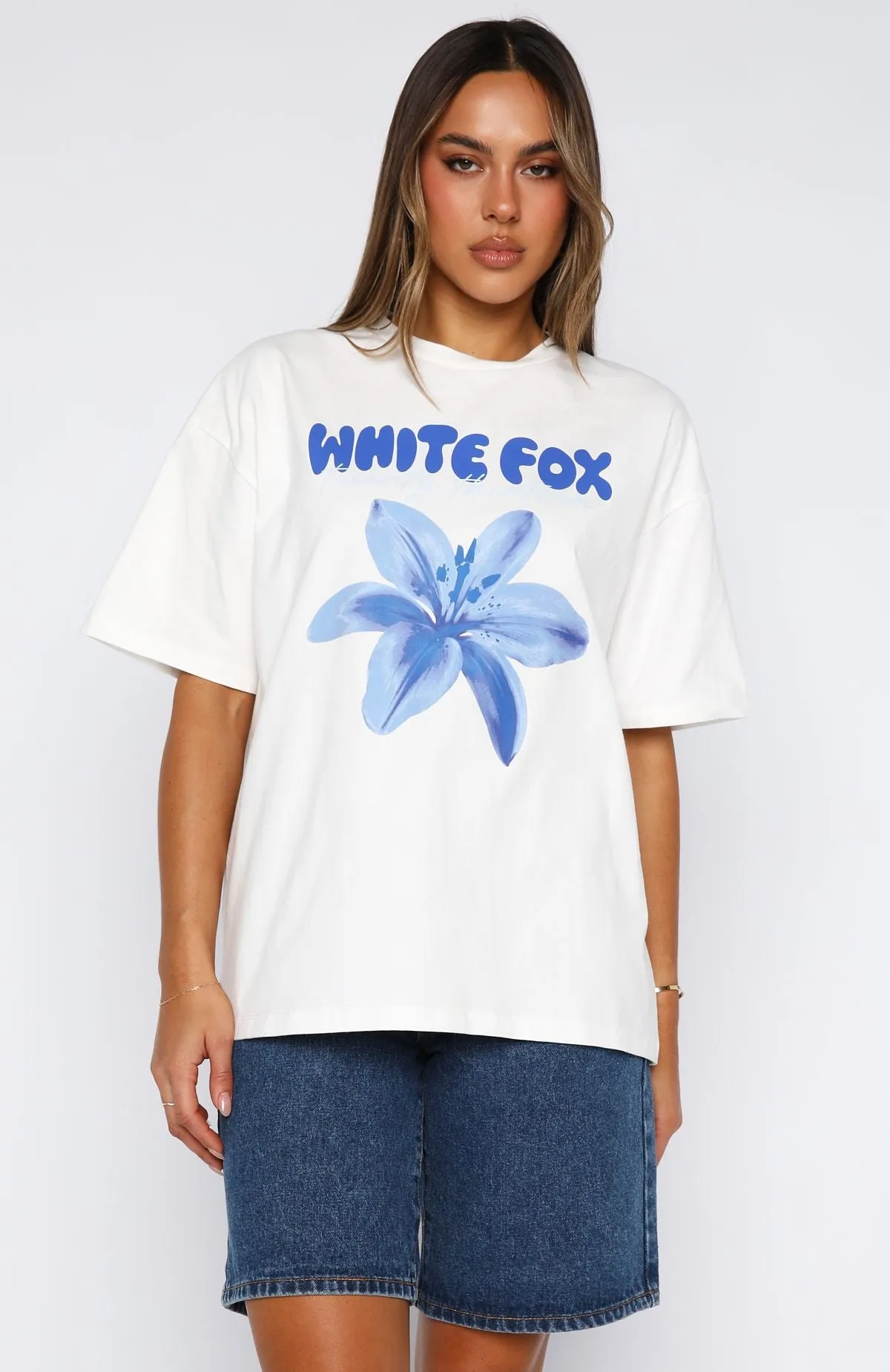 Got That Glow Oversized Tee White sold by White Fox Boutique product image thumbnail 2