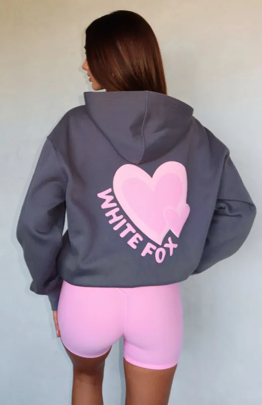 Never Stopping Oversized Hoodie Volcanic sold by White Fox Boutique