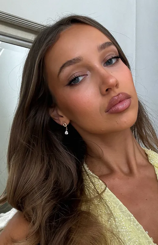 Bear Earrings Gold sold by White Fox Boutique