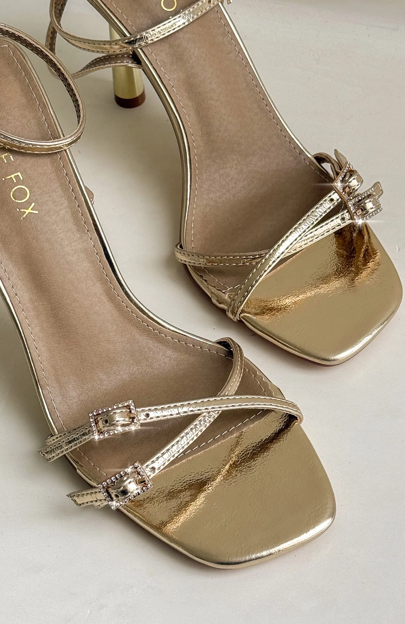 Addicted To You Heels Gold sold by White Fox Boutique product image thumbnail 5