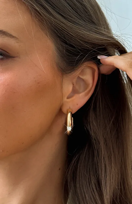 Zyla Earrings Gold sold by White Fox Boutique