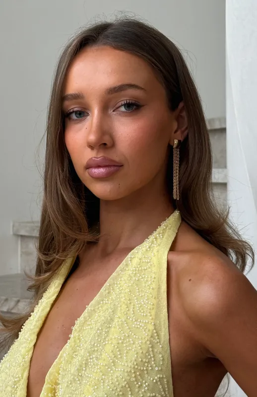 Frankie Earrings Gold made by White Fox Boutique