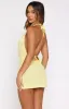 By Candlelight Beaded Mini Dress Lemon sold by White Fox Boutique