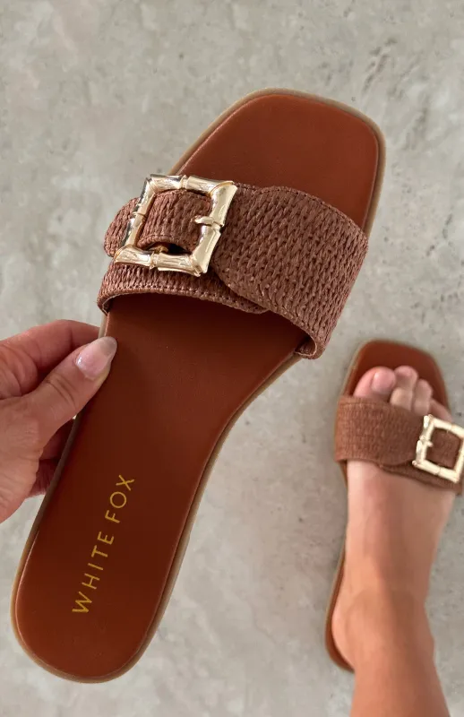 Drew Sandals Tan sold by White Fox Boutique