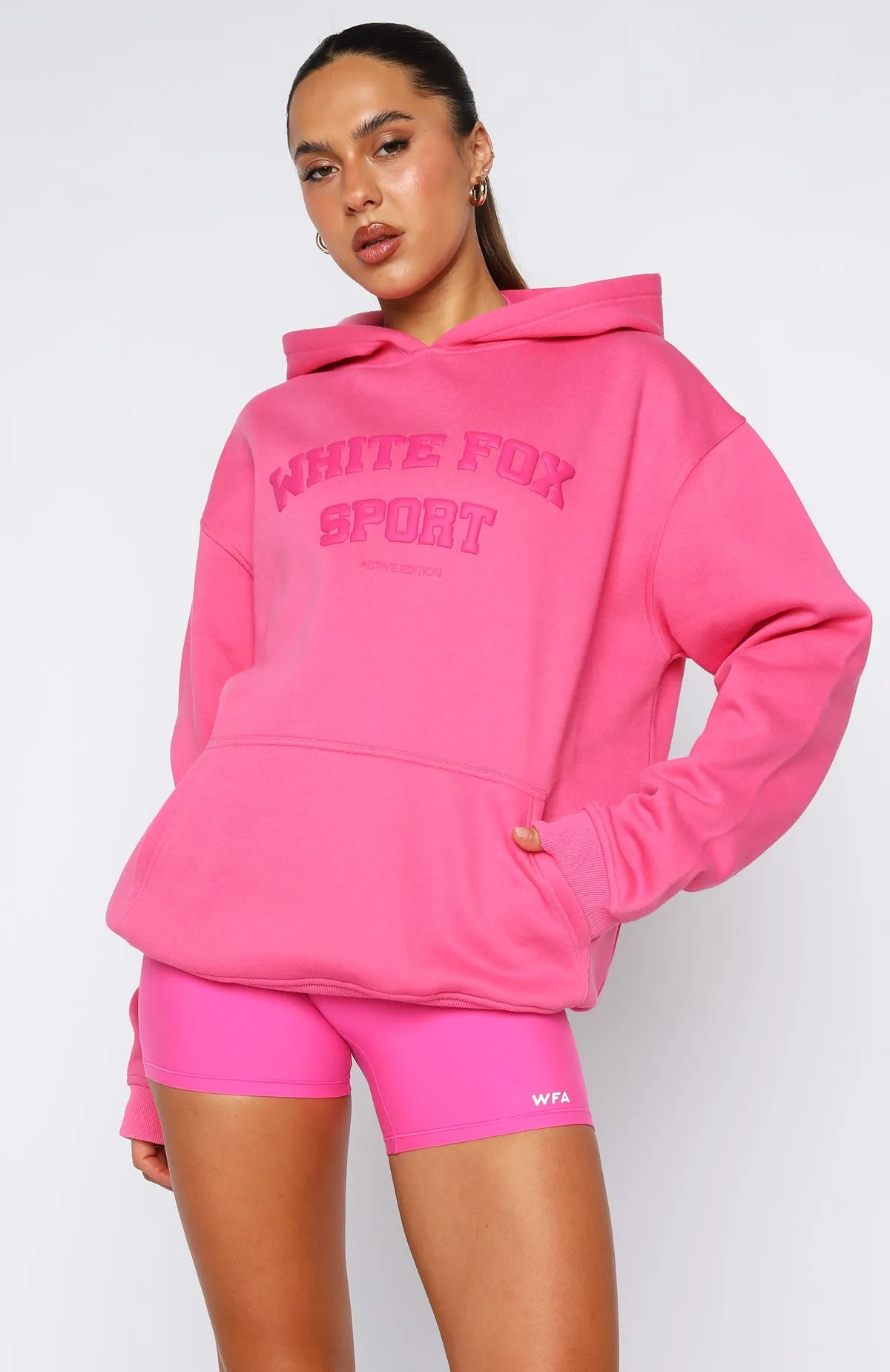 Winning Team Oversized Hoodie Bubblegum sold by White Fox Boutique product image thumbnail 3