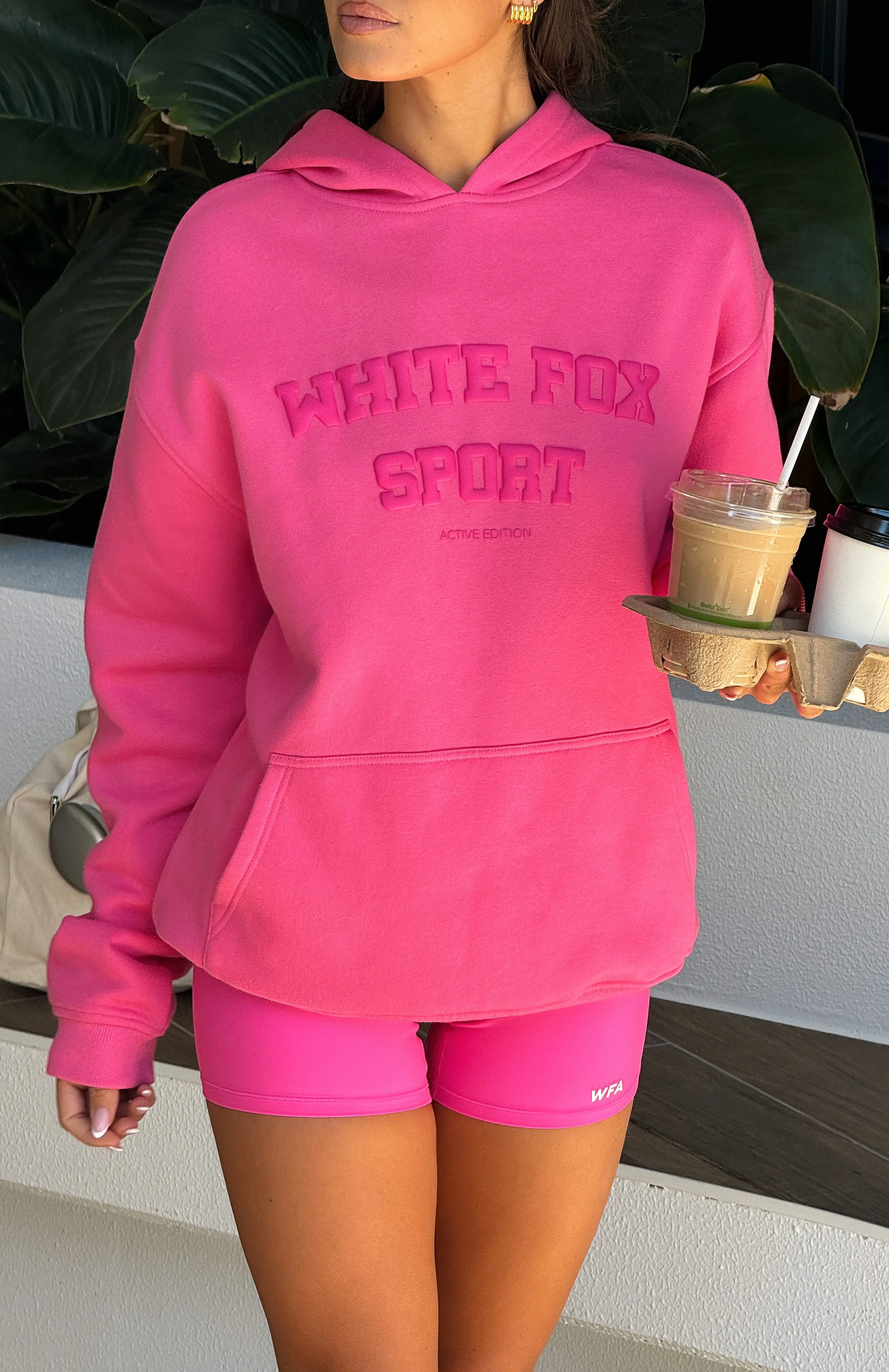 Winning Team Oversized Hoodie Bubblegum sold by White Fox Boutique