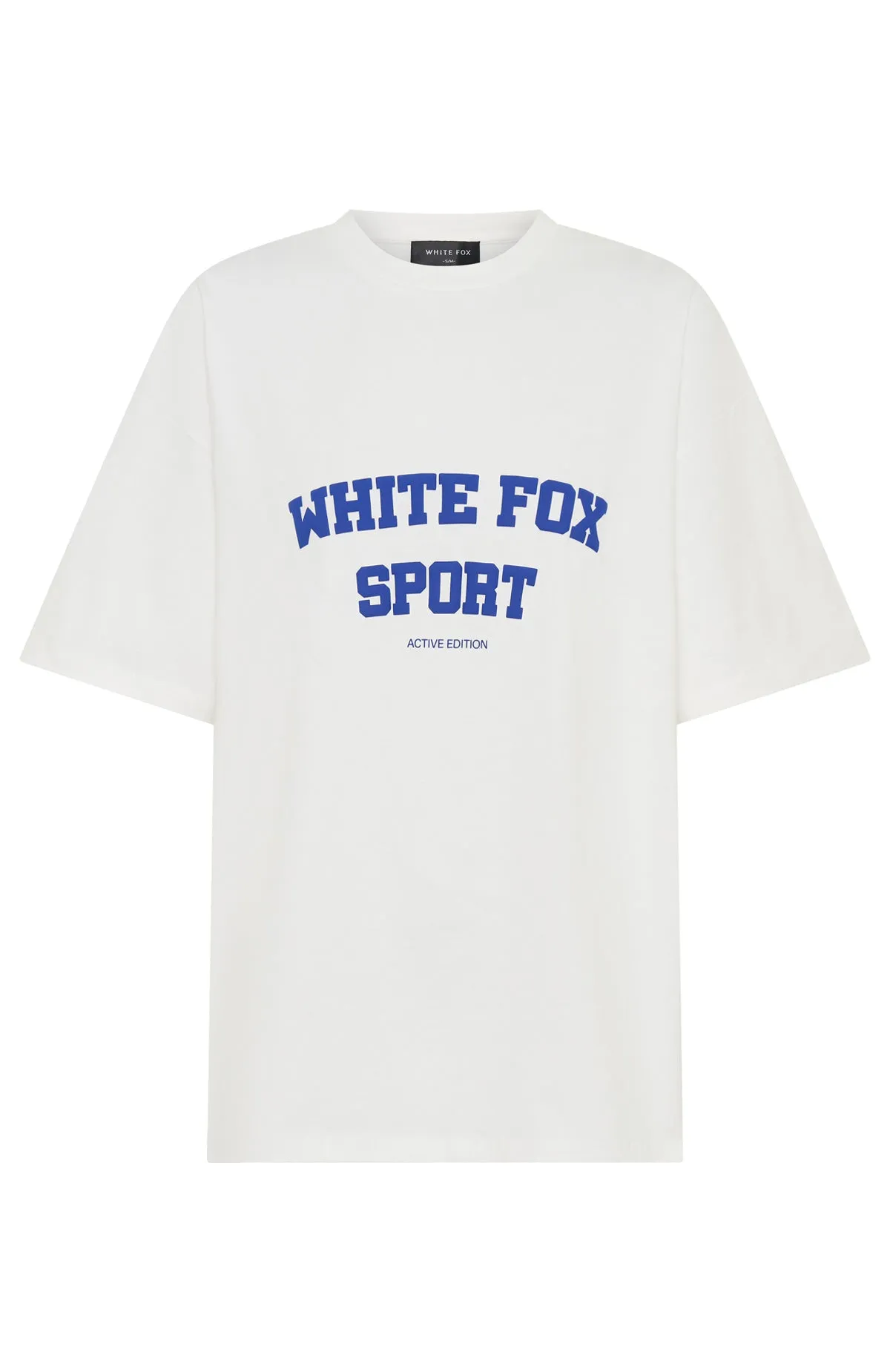 Winning Team Oversized Tee White/Electric Blue sold by White Fox Boutique product image thumbnail 5