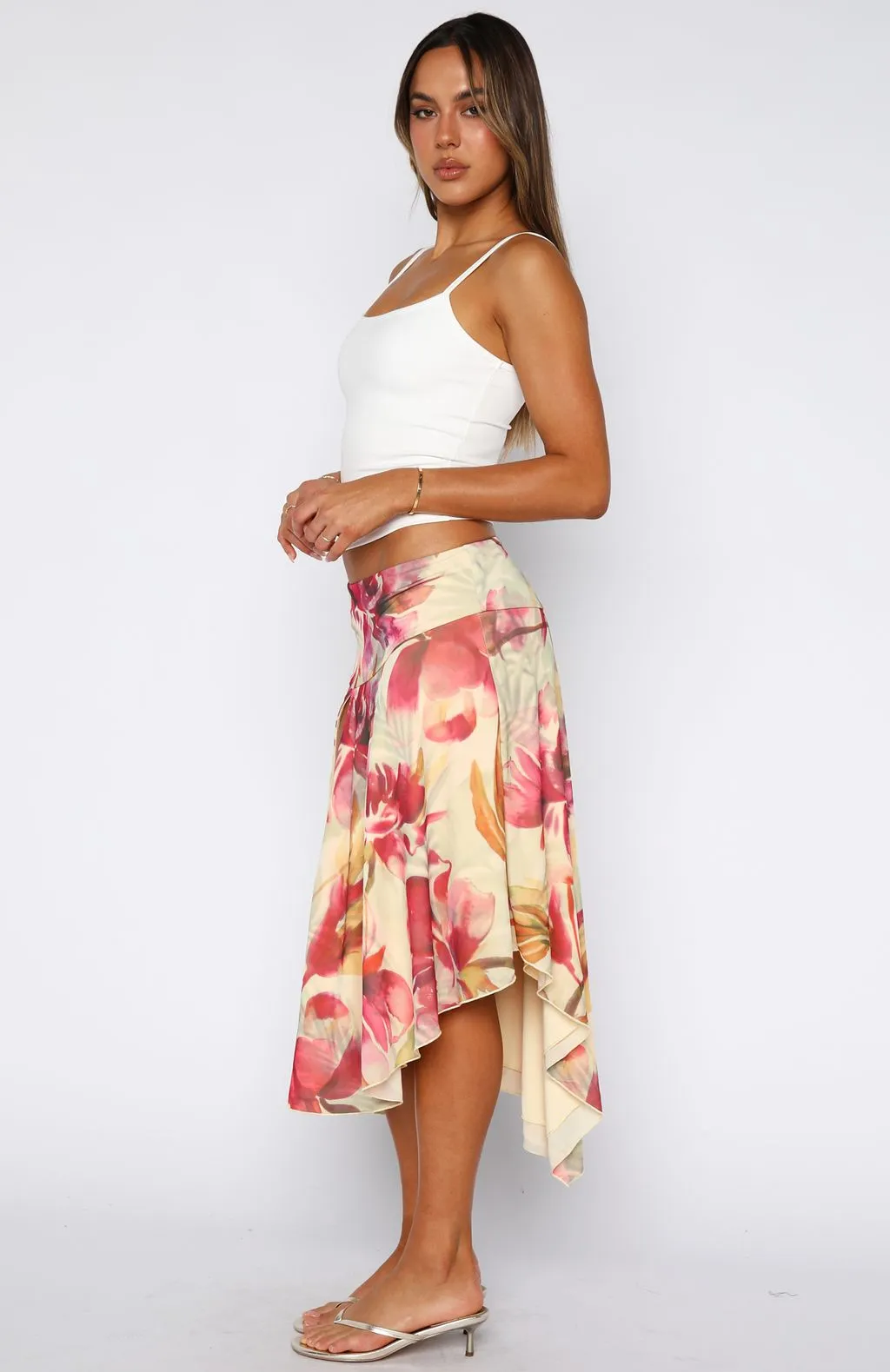 Losing What We Had Midi Skirt Sunlight Bloom sold by White Fox Boutique product image thumbnail 3