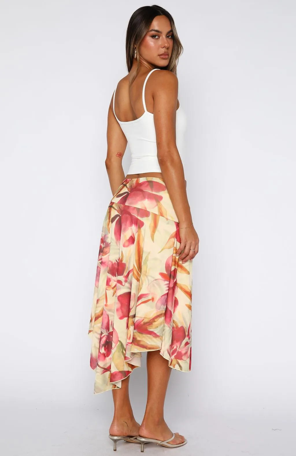 Losing What We Had Midi Skirt Sunlight Bloom sold by White Fox Boutique product image thumbnail 4