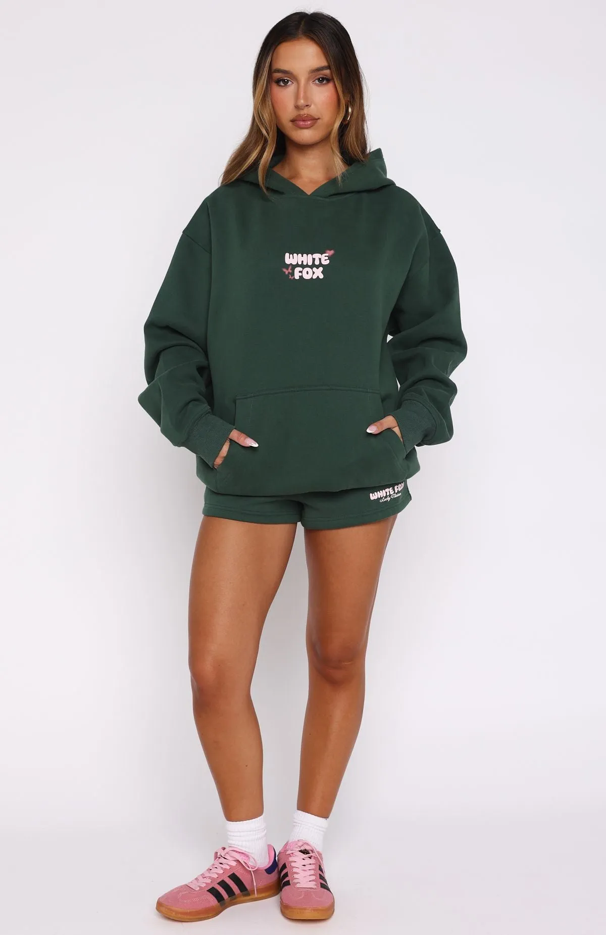 Lucky Thirteen Stephanie Lounge Shorts Green sold by White Fox Boutique product image thumbnail 5