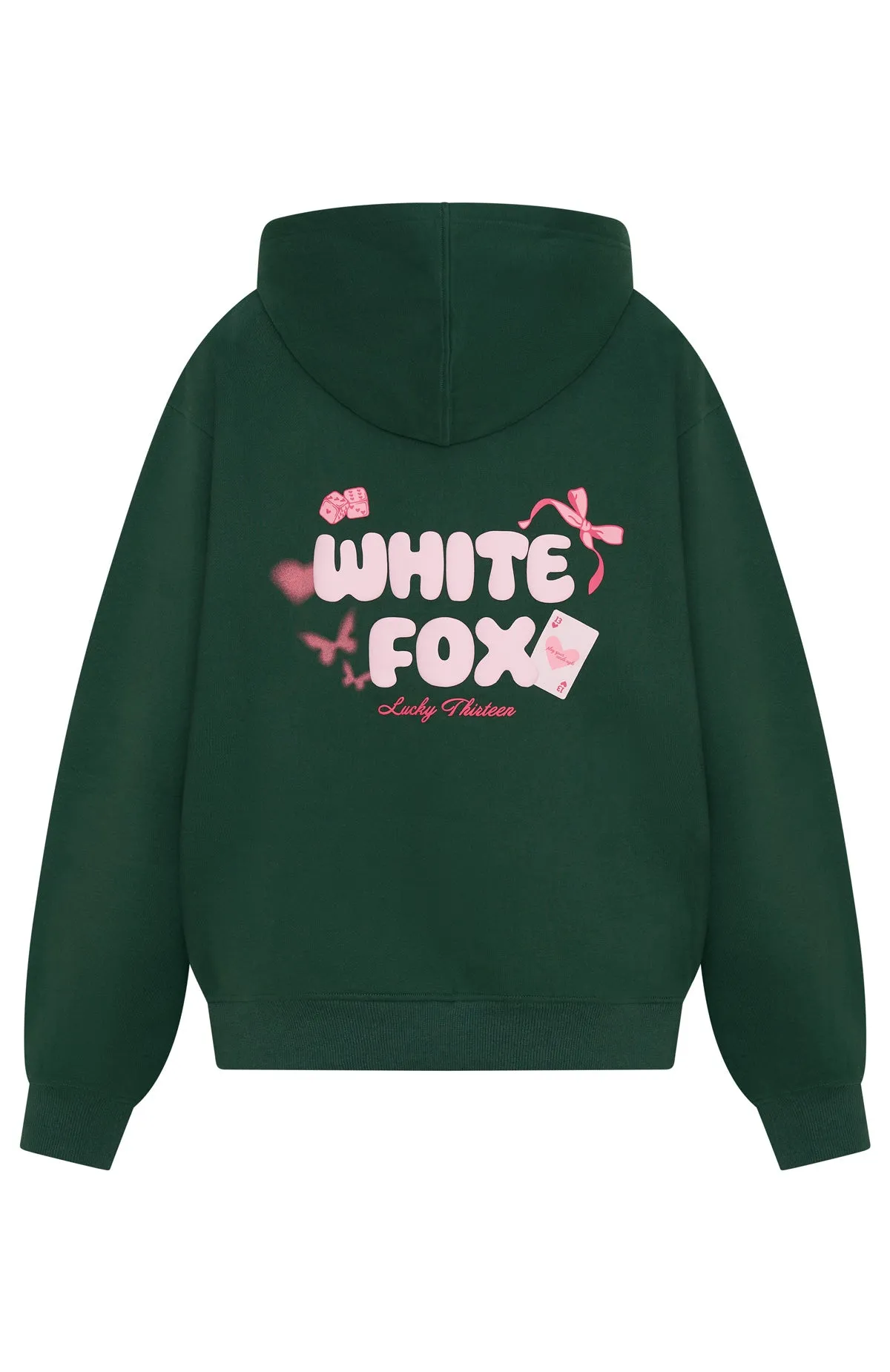 Lucky Thirteen Stephanie Oversized Hoodie Green sold by White Fox Boutique product image thumbnail 5