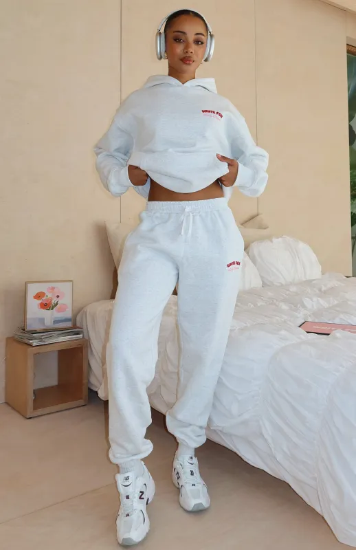 Lucky Thirteen Cheyenne Sweatpants Grey Marle sold by White Fox Boutique