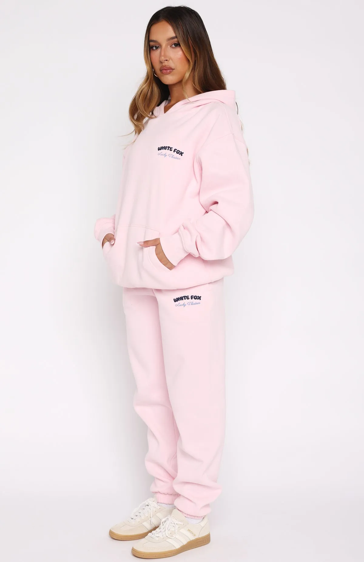 Lucky Thirteen Cheyenne Sweatpants Soft Pink sold by White Fox Boutique product image thumbnail 3