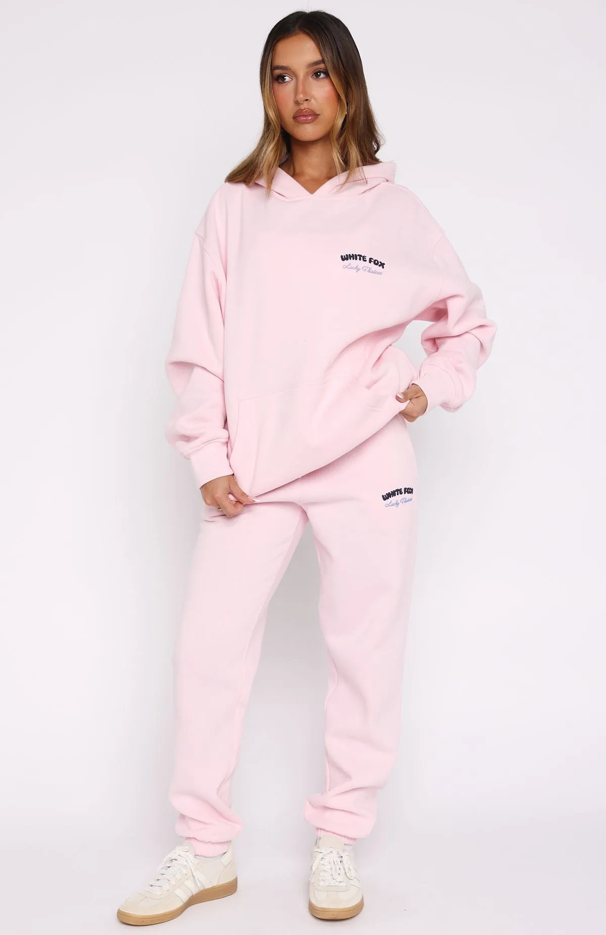 Lucky Thirteen Cheyenne Sweatpants Soft Pink sold by White Fox Boutique product image thumbnail 2