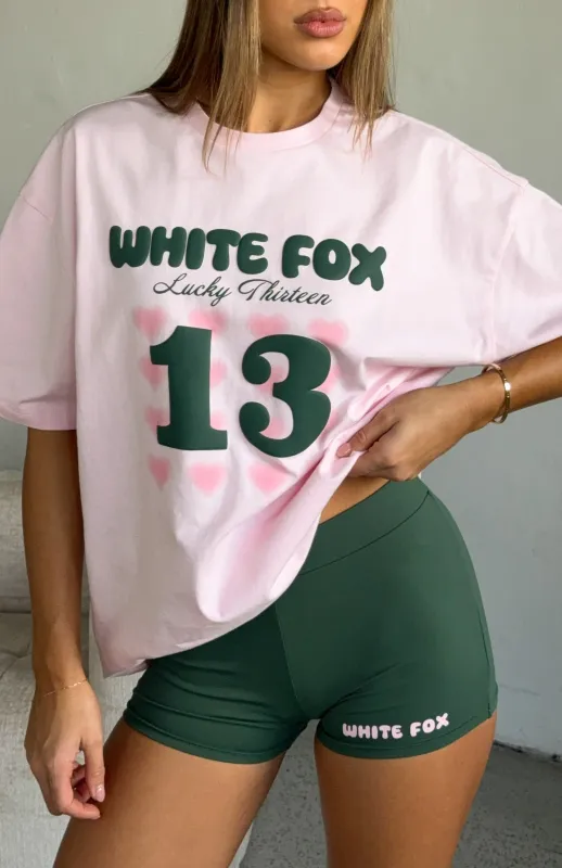 Lucky Thirteen Charise Booty Shorts Green made by White Fox Boutique