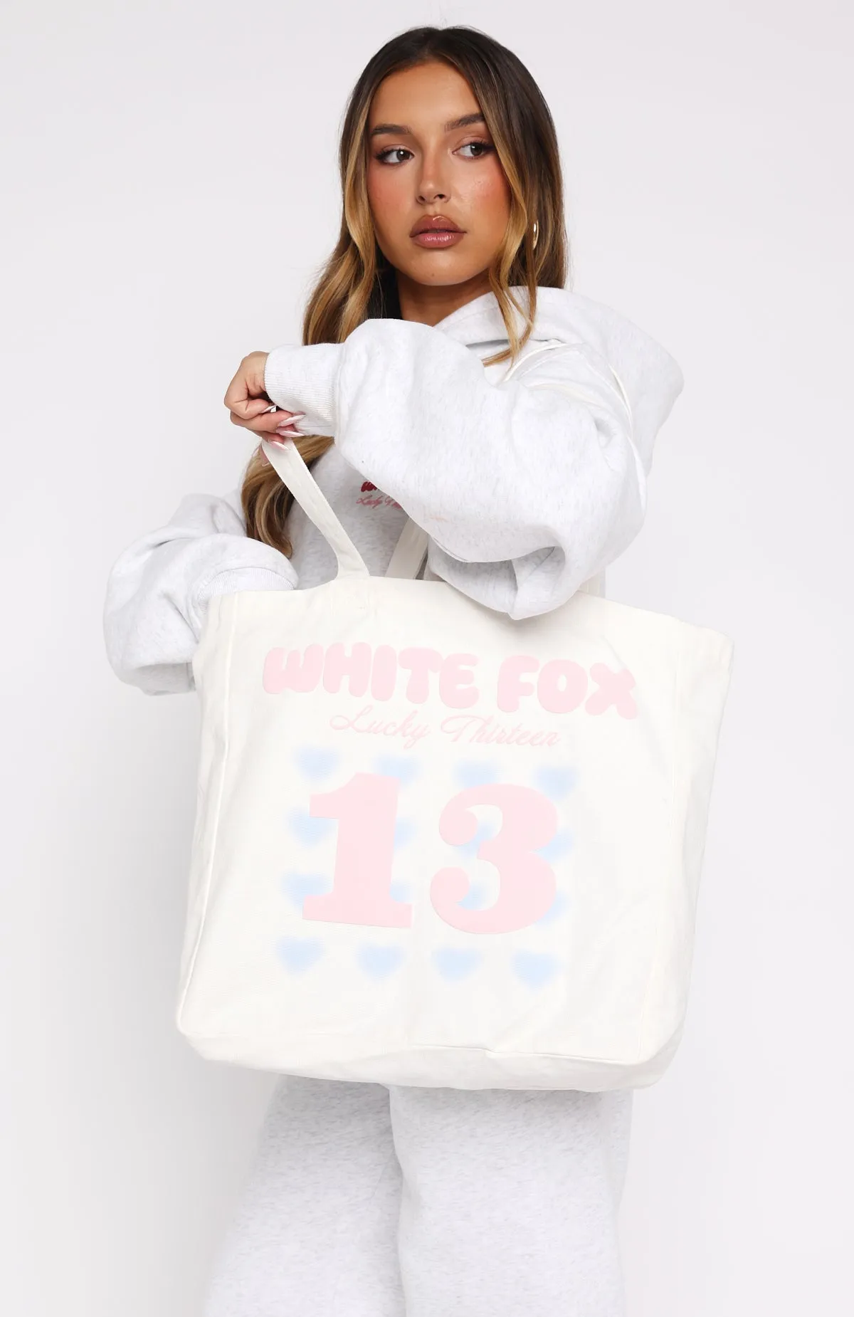 Lucky Thirteen Charise Tote Bag Off White sold by White Fox Boutique product image thumbnail 2
