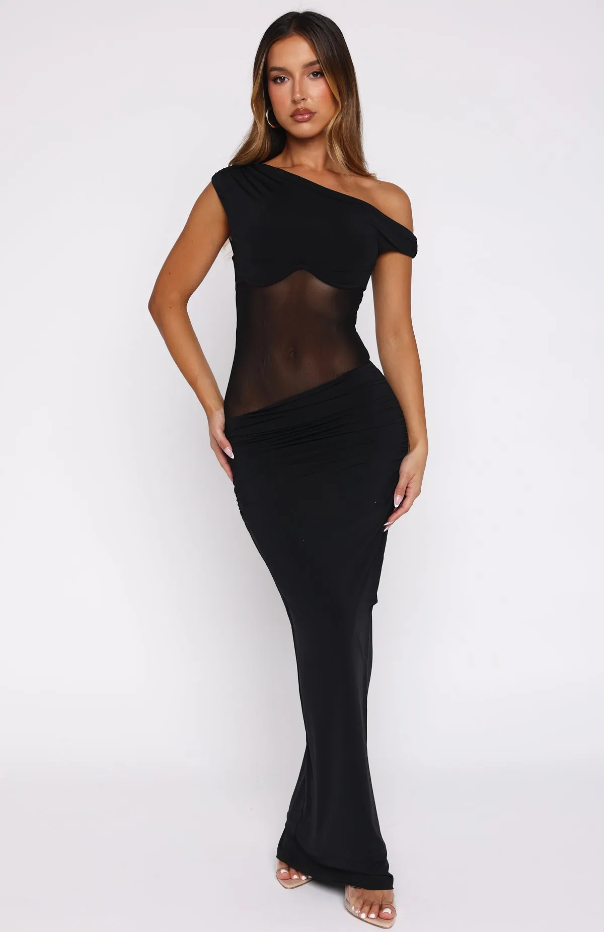 Pushing Limits Maxi Dress Black sold by White Fox Boutique product image thumbnail 2