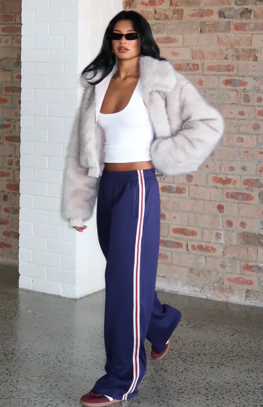 Travel Era Track Pants Navy sold by White Fox Boutique