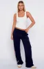 Travel Era Track Pants Navy sold by White Fox Boutique