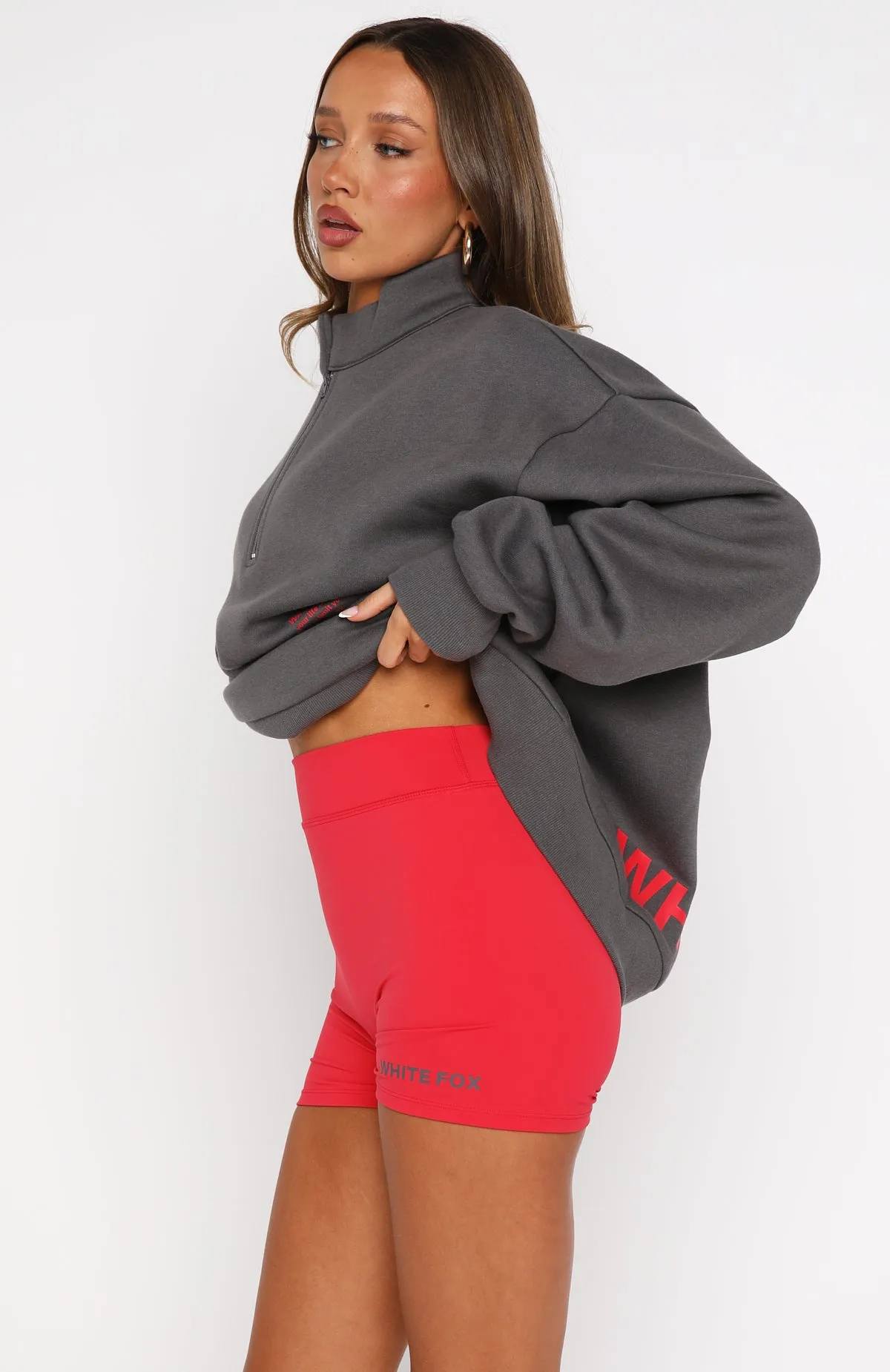 Caught Up With You Bike Shorts Red sold by White Fox Boutique product image thumbnail 3