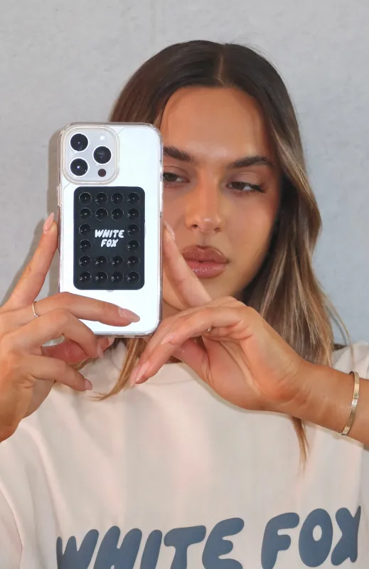 Calling My Cellular Phone Grip Black made by White Fox Boutique