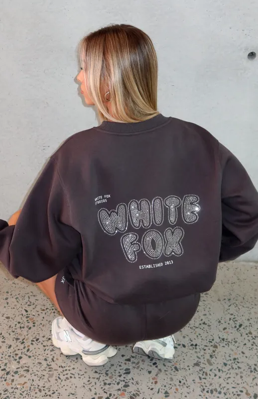 Forever Is Ours Oversized Sweater Charcoal sold by White Fox Boutique