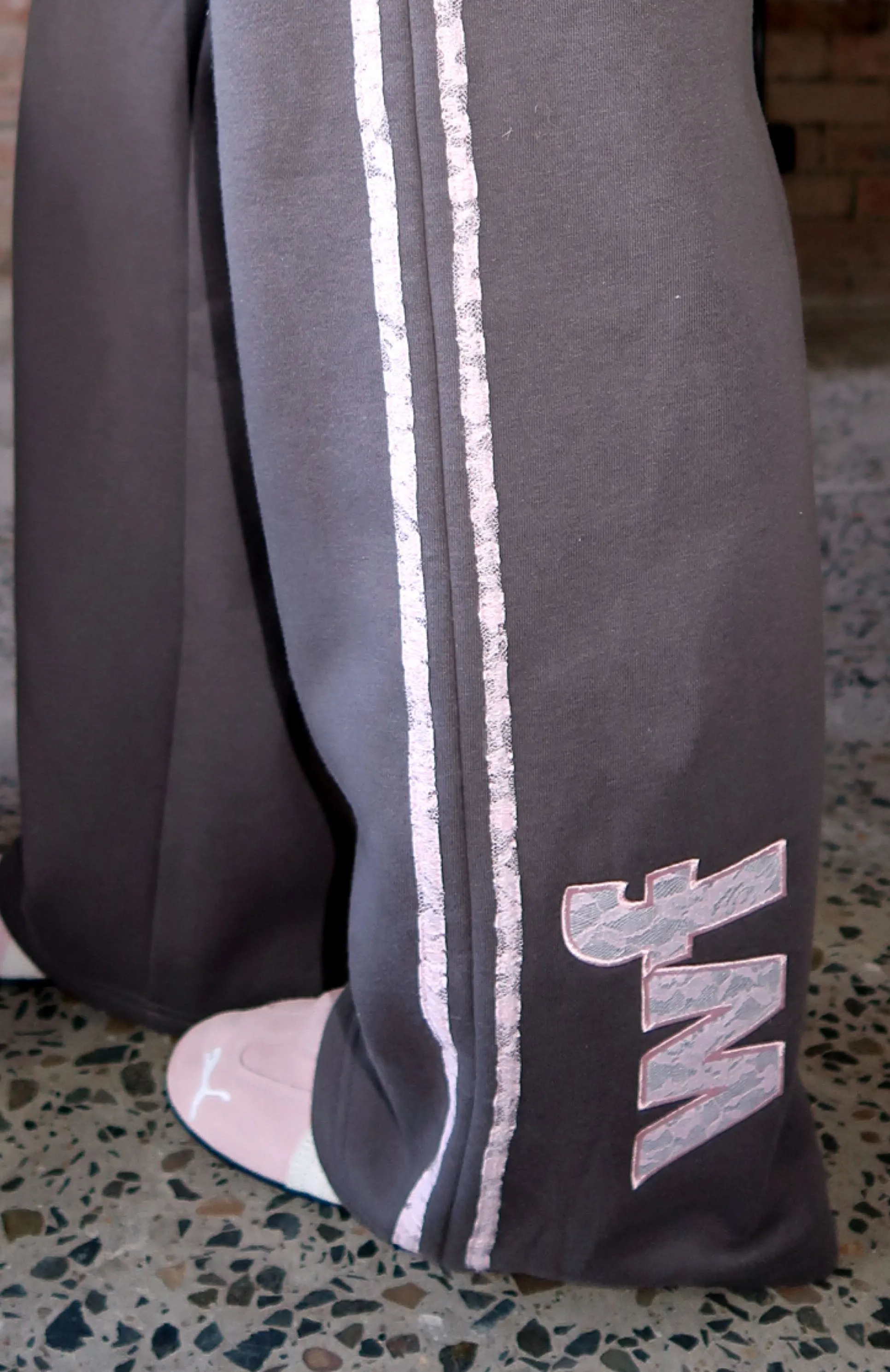 Gave You Everything Wide Leg Sweatpants Volcanic sold by White Fox Boutique product image thumbnail 2