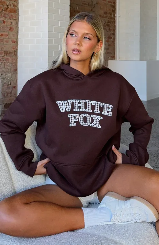 Took The Fall Oversized Hoodie Chocolate sold by White Fox Boutique
