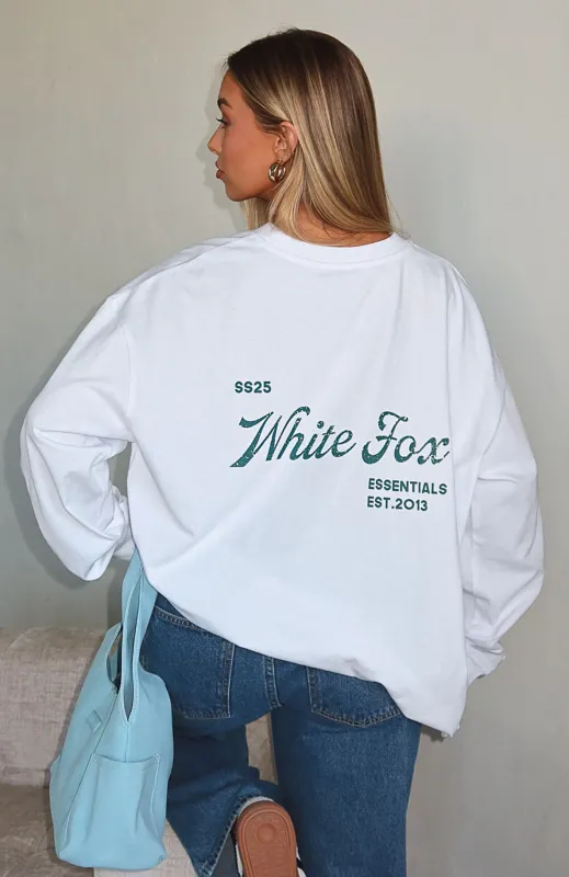 The Good Life Back Long Sleeve Tee White sold by White Fox Boutique