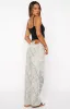 Maeve Low Rise Wide Leg Jeans Sand Camouflage sold by White Fox Boutique