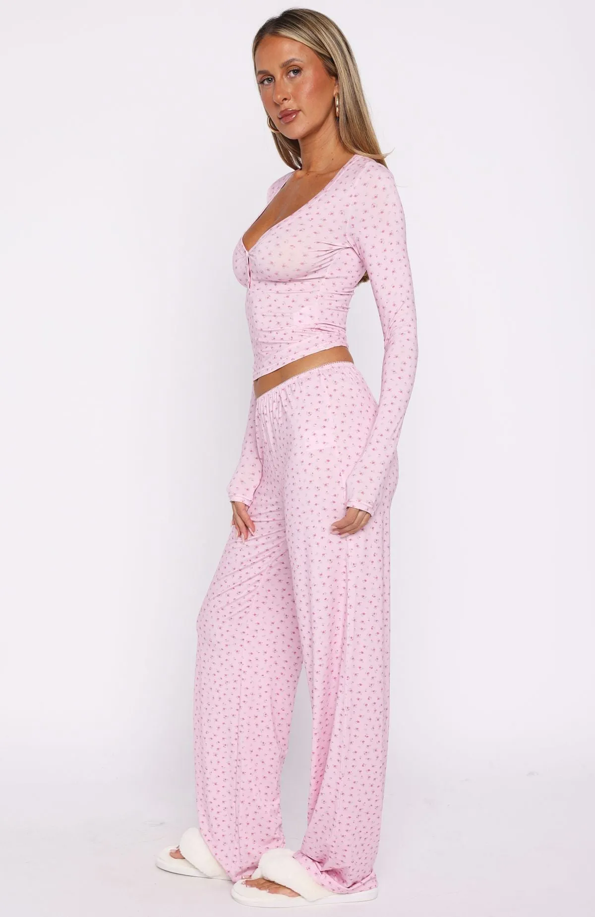 Dreamy Pyjama Pants Sugar Blossom sold by White Fox Boutique product image thumbnail 3