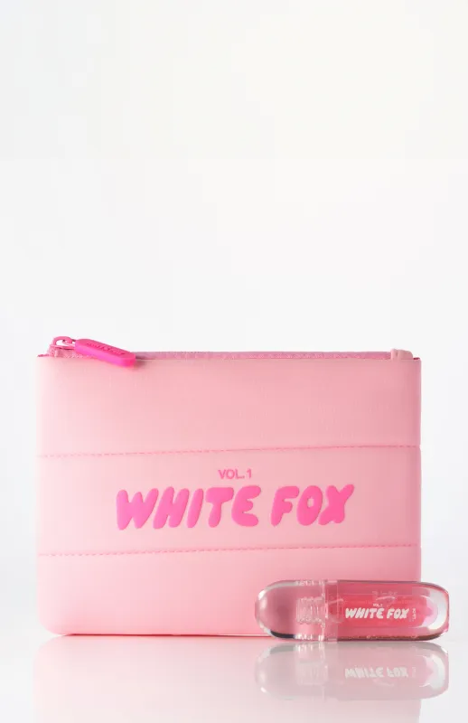The Cosmetic Pouch & Lip Oil sold by White Fox Boutique