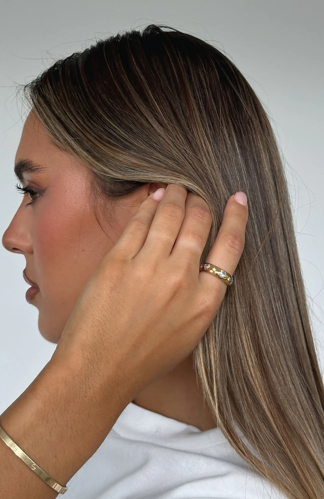 Heidi Ring Gold sold by White Fox Boutique