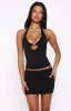 Crazy Story Bustier Black sold by White Fox Boutique
