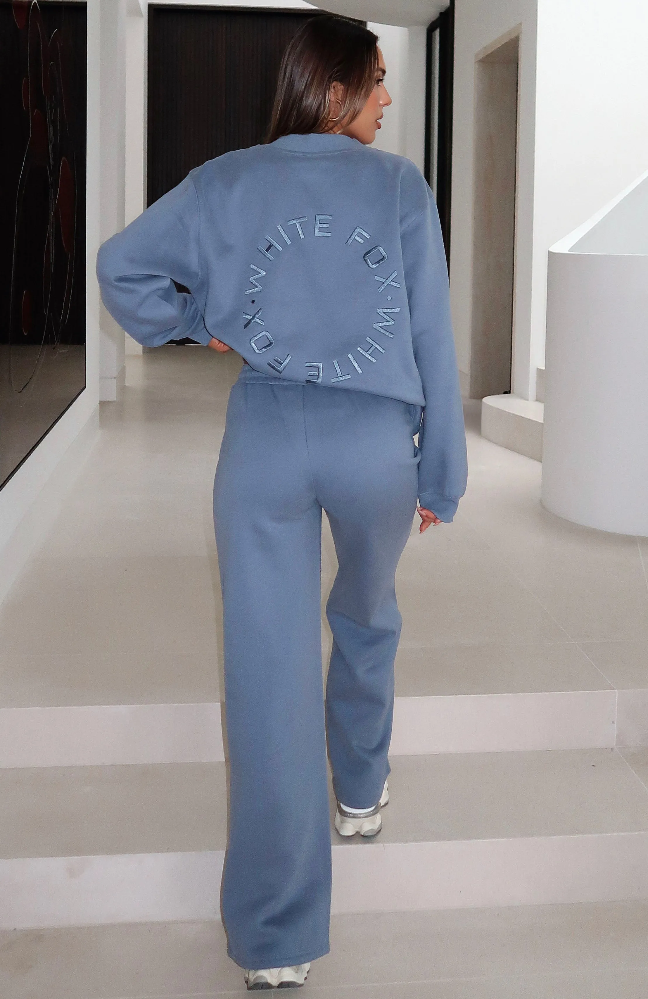 Stay Lifted Wide Leg Sweatpants Ocean sold by White Fox Boutique product image thumbnail 5