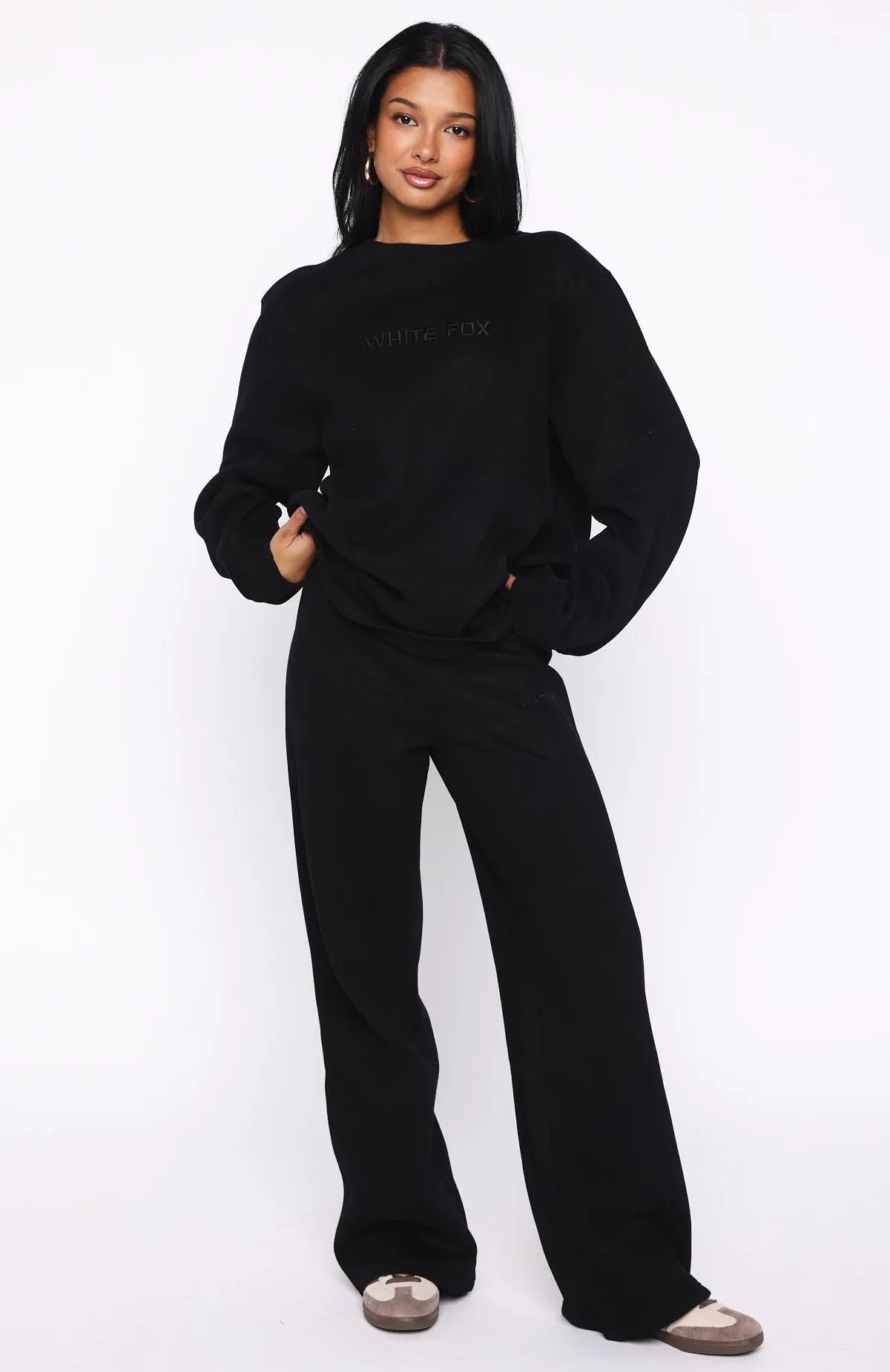 Stay Lifted Oversized Sweater Black sold by White Fox Boutique product image thumbnail 5