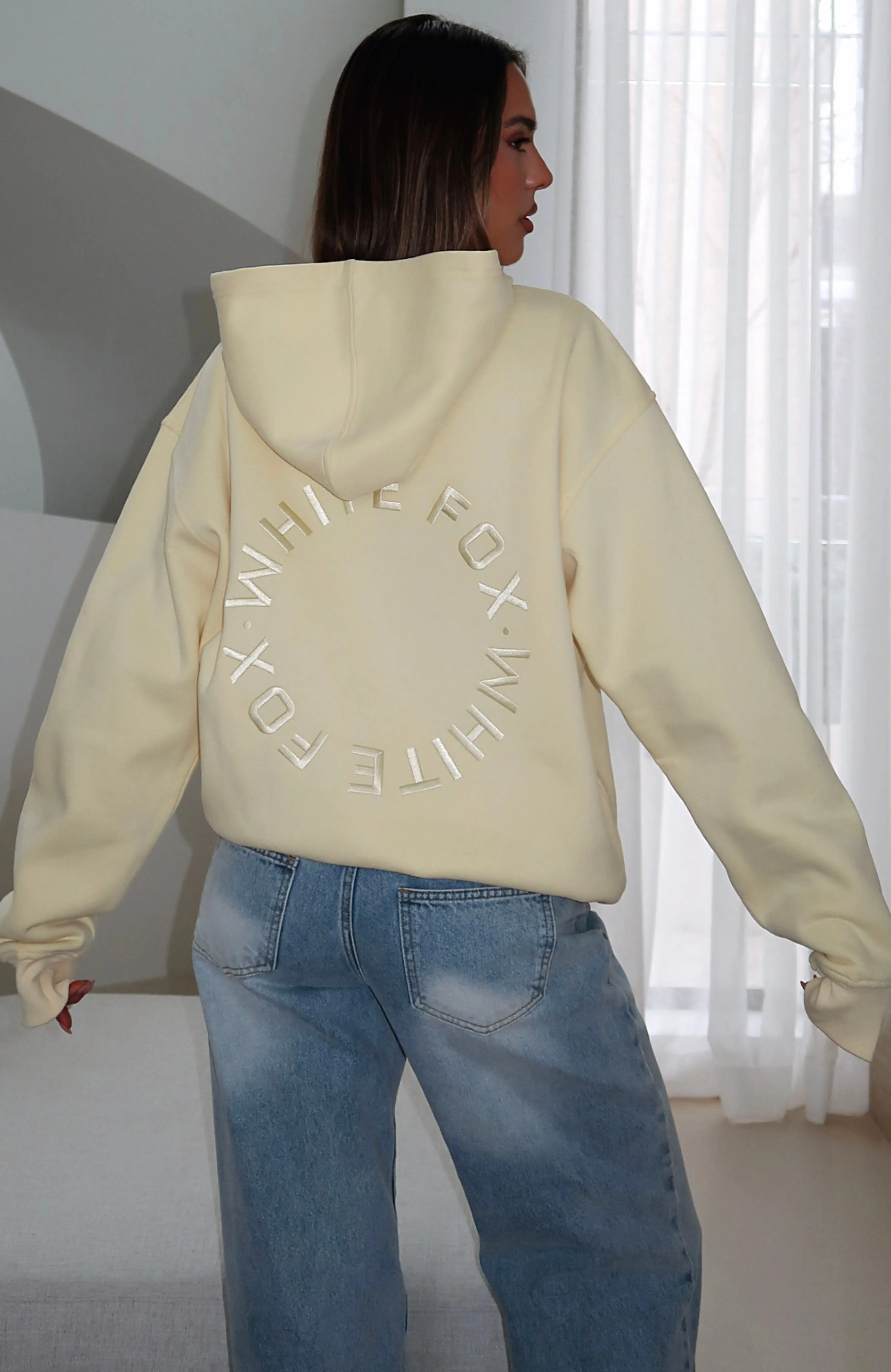 Stay Lifted Oversized Hoodie Lemon sold by White Fox Boutique