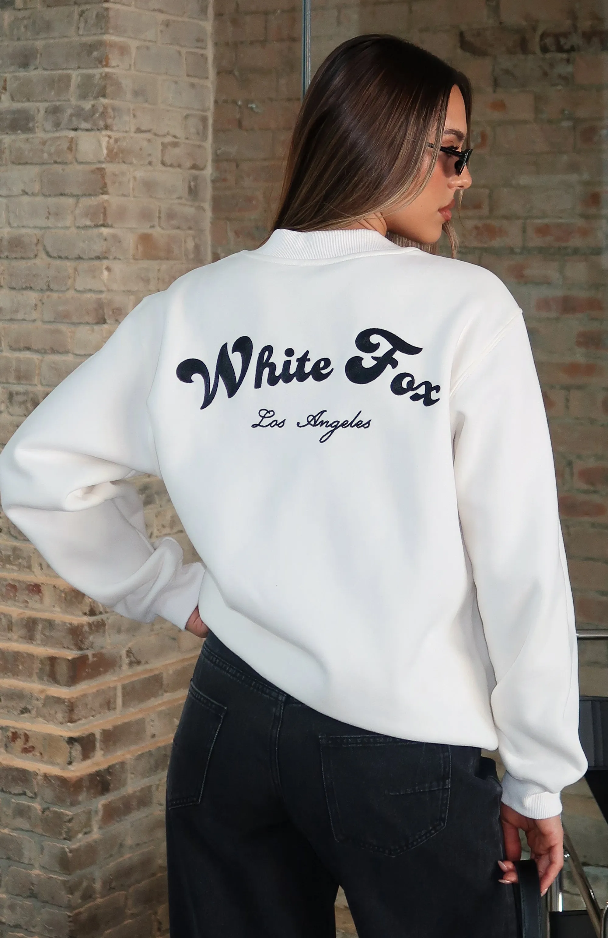 Through Thick And Thin Oversized Sweater Cream sold by White Fox Boutique