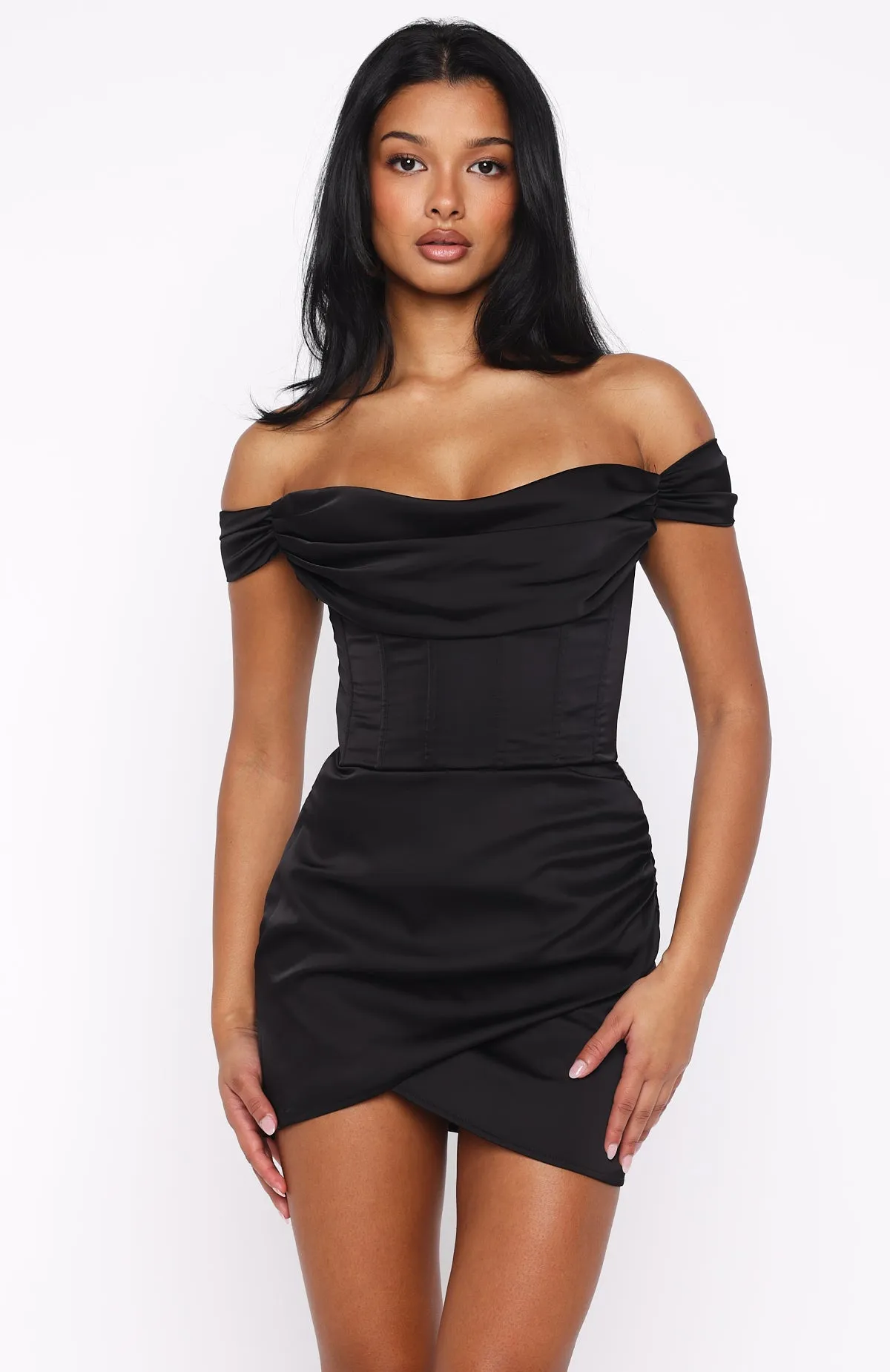 Way To Good Mini Dress Black sold by White Fox Boutique product image thumbnail 2