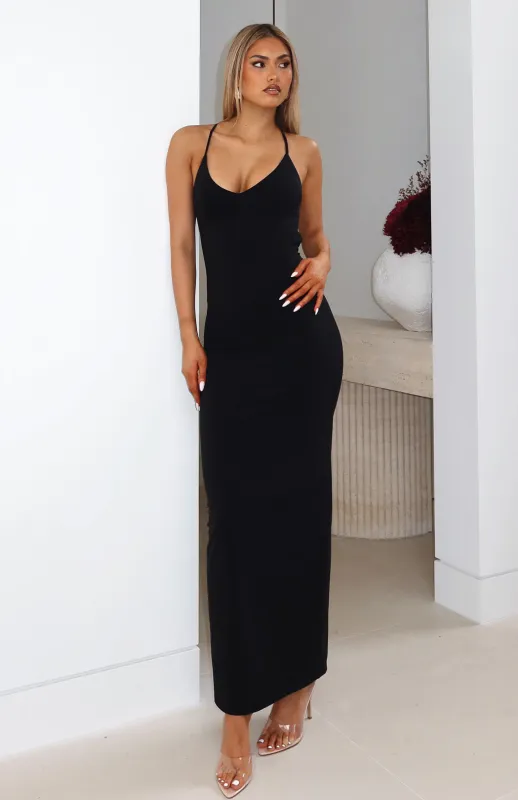 Fever Dream Maxi Dress Black sold by White Fox Boutique
