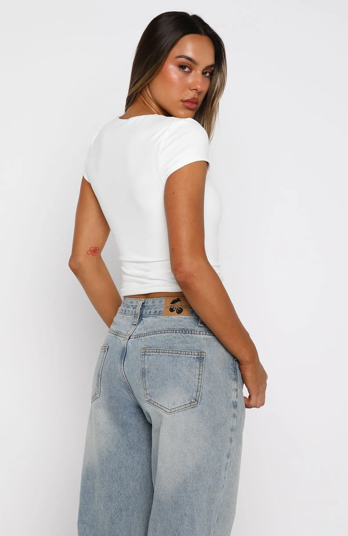Feel The Same Way Top Off White sold by White Fox Boutique product image thumbnail 4
