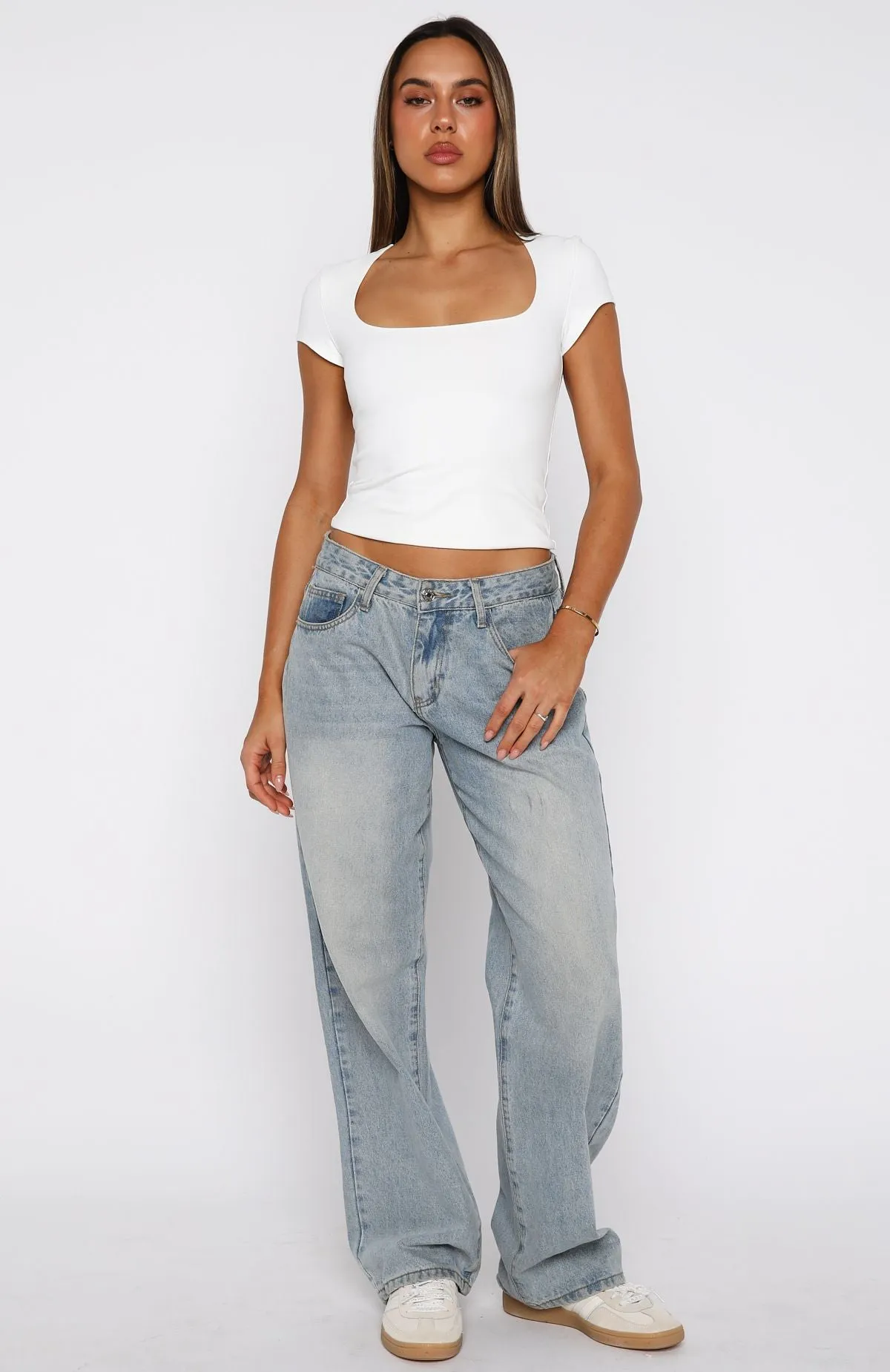 Feel The Same Way Top Off White sold by White Fox Boutique product image thumbnail 5