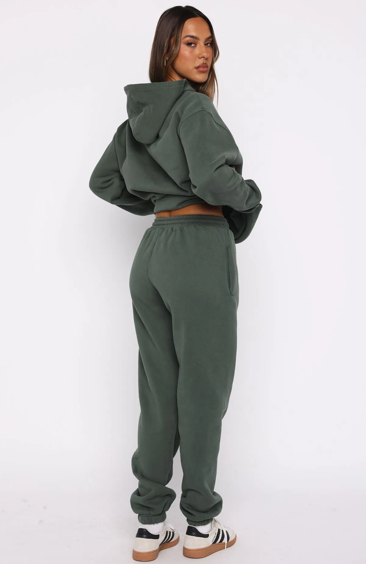 From The Archives Lexi Sweatpants Khaki sold by White Fox Boutique product image thumbnail 4
