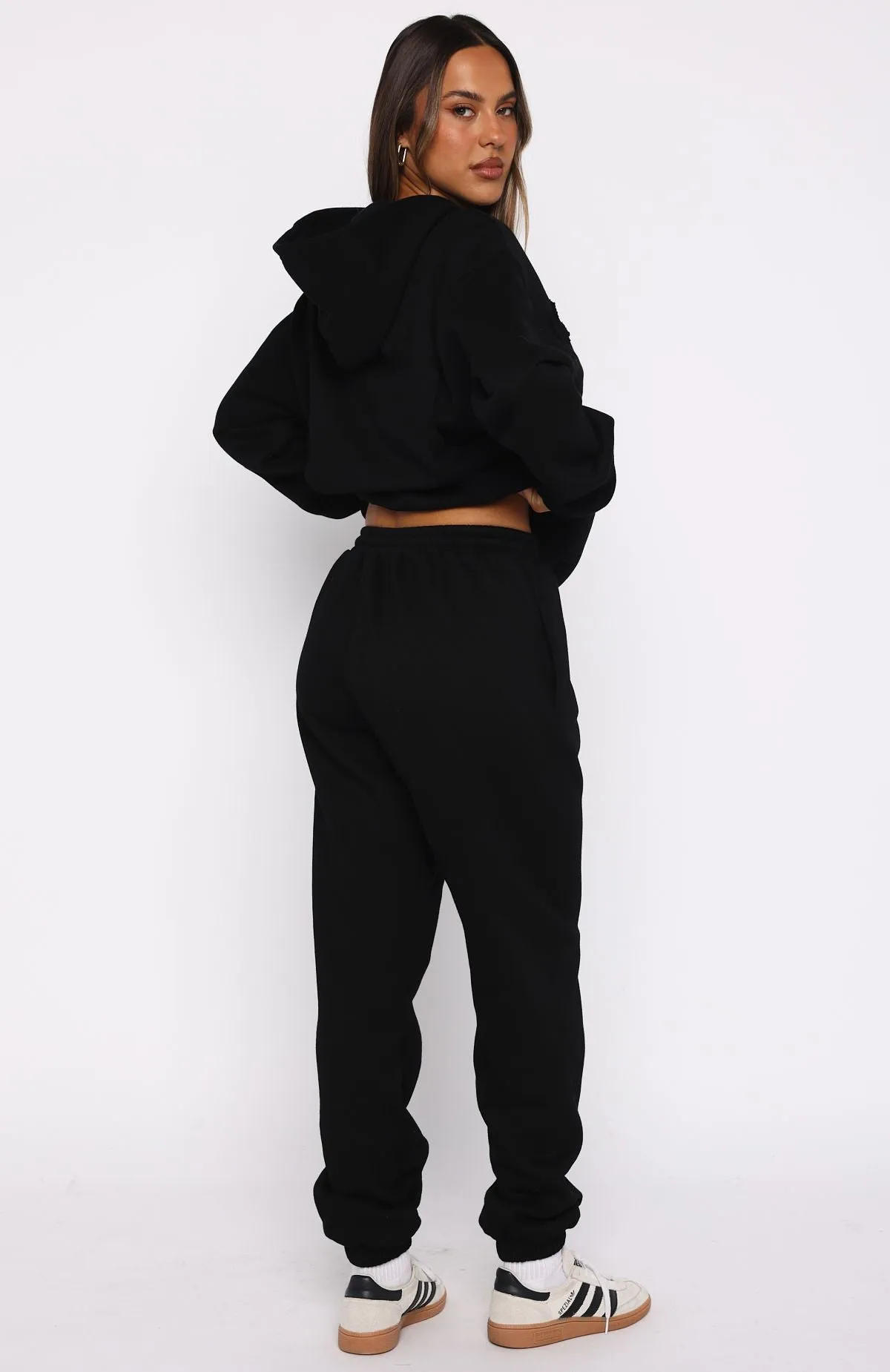 From The Archives Lexi Sweatpants Black sold by White Fox Boutique product image thumbnail 4