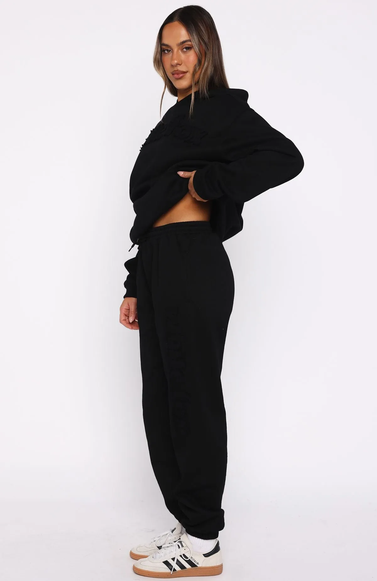 From The Archives Lexi Sweatpants Black sold by White Fox Boutique product image thumbnail 3